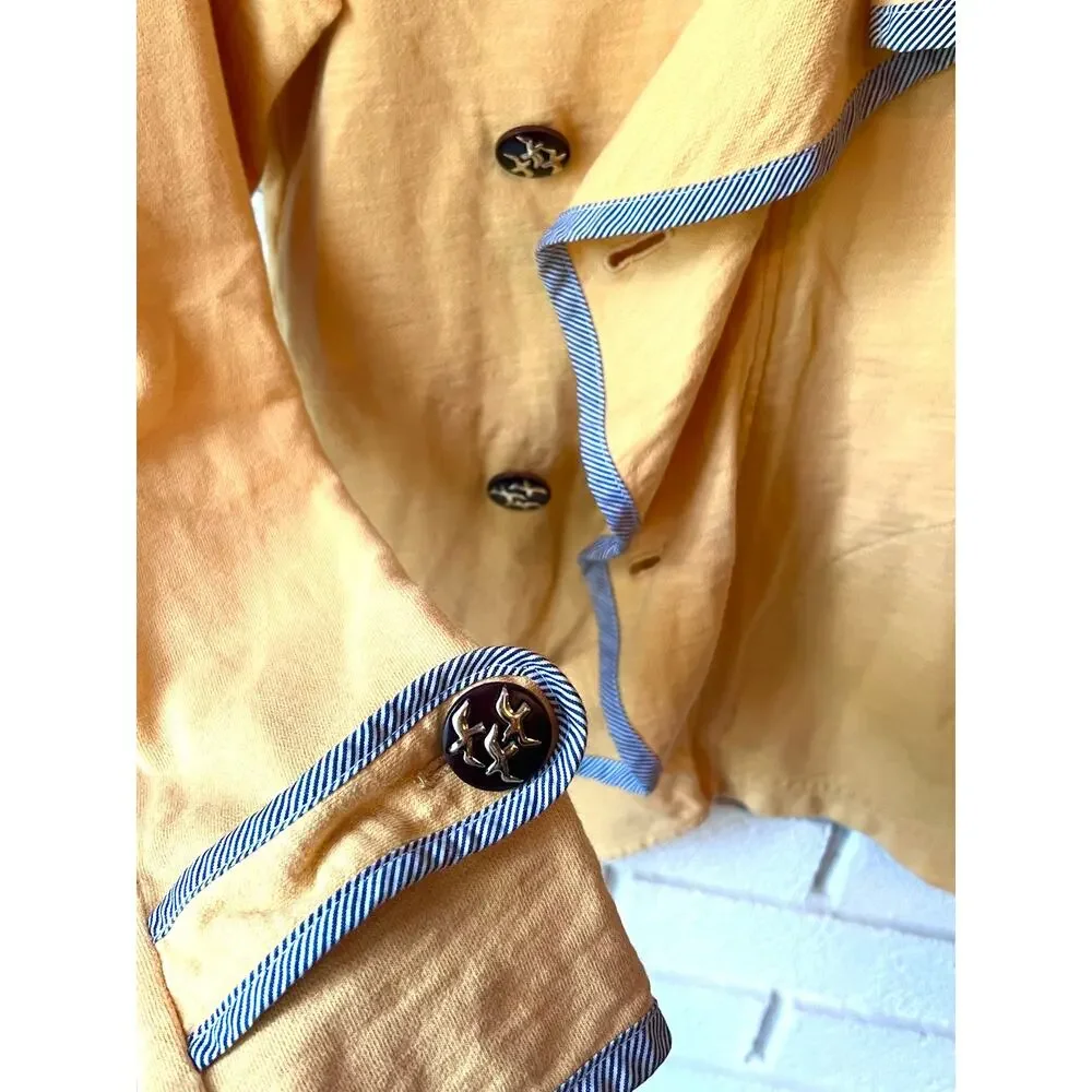 Butter Yellow Sailor Style Shacket